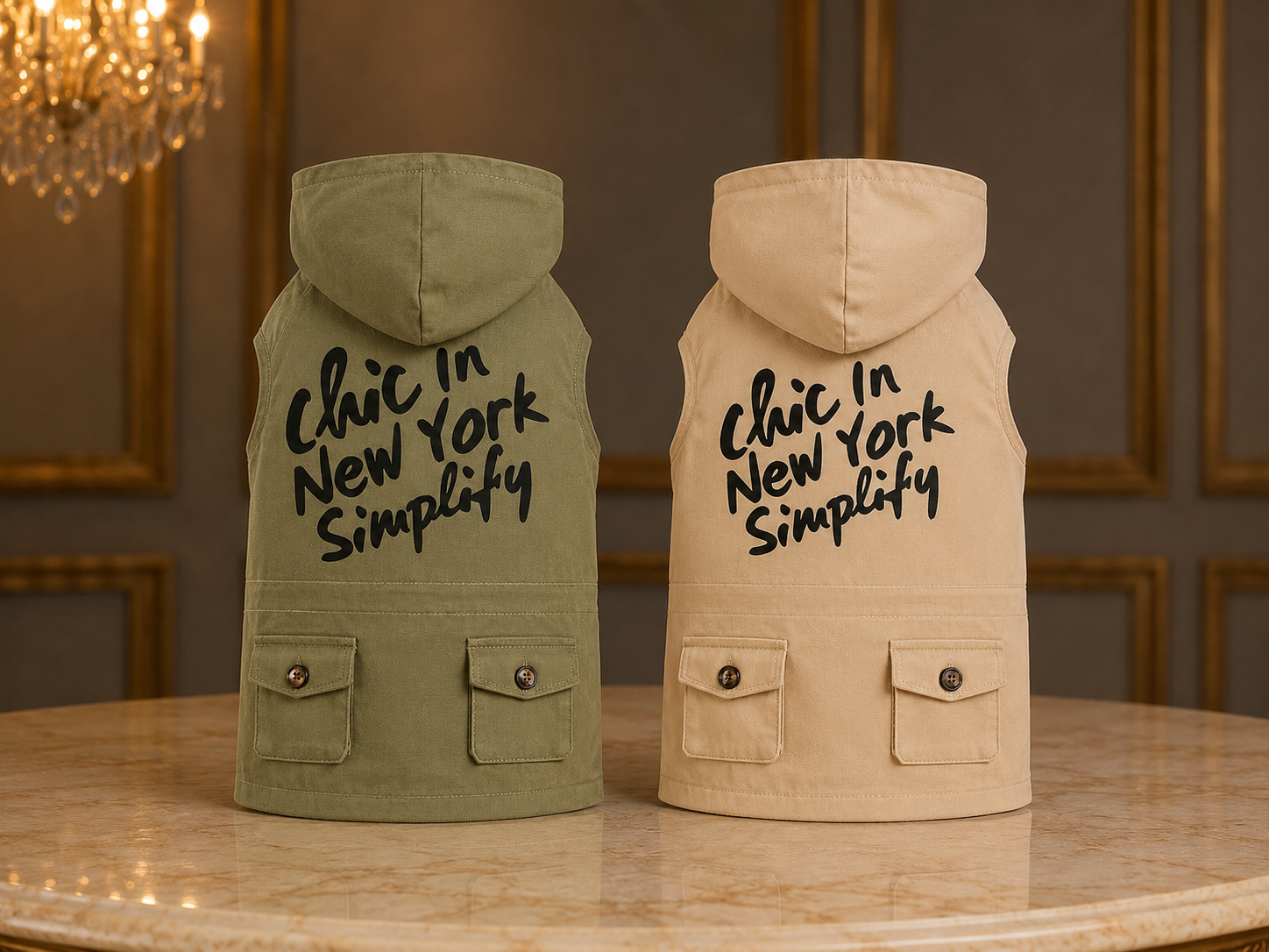 Manhattan Cotton Dog Coat