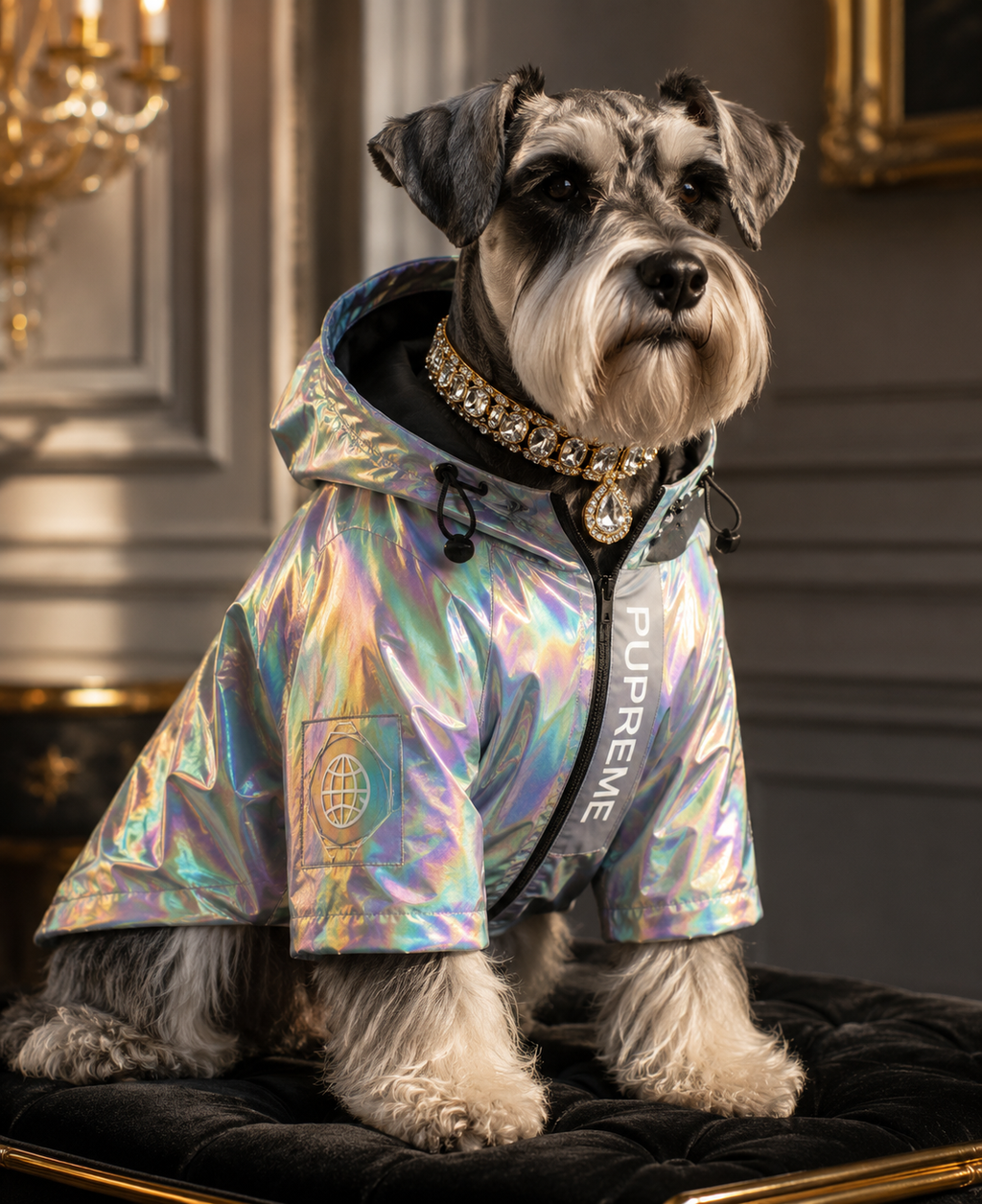 Aurora Reflective Dog Raincoat