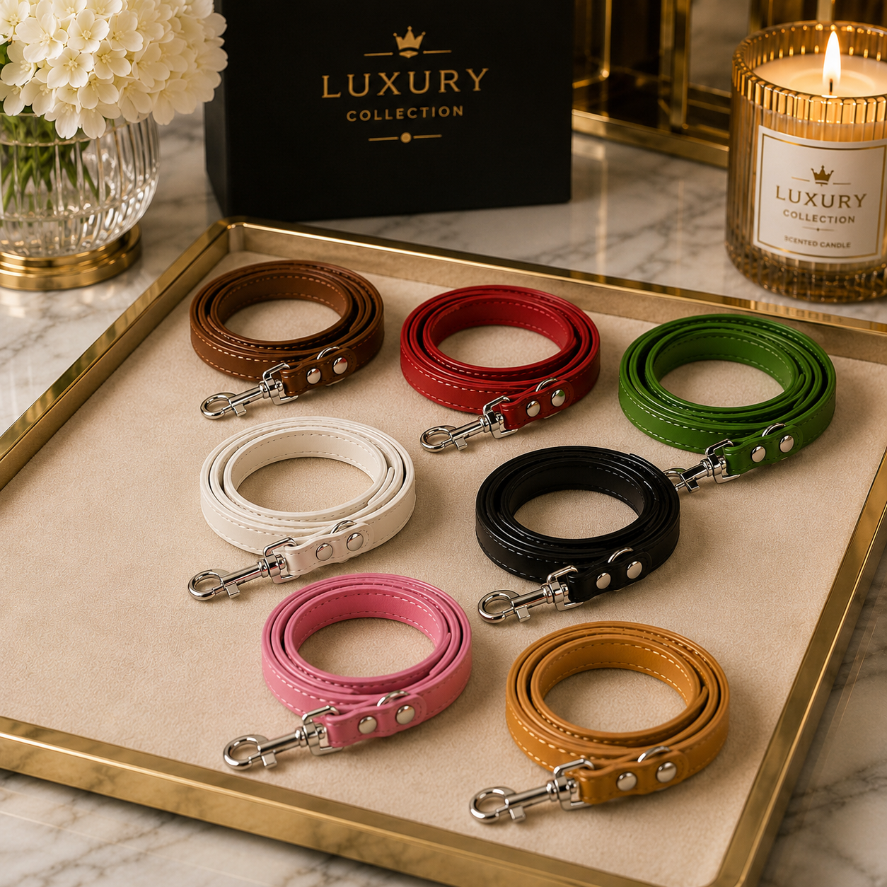 The Boulevard - Vegan Leather Dog Leash