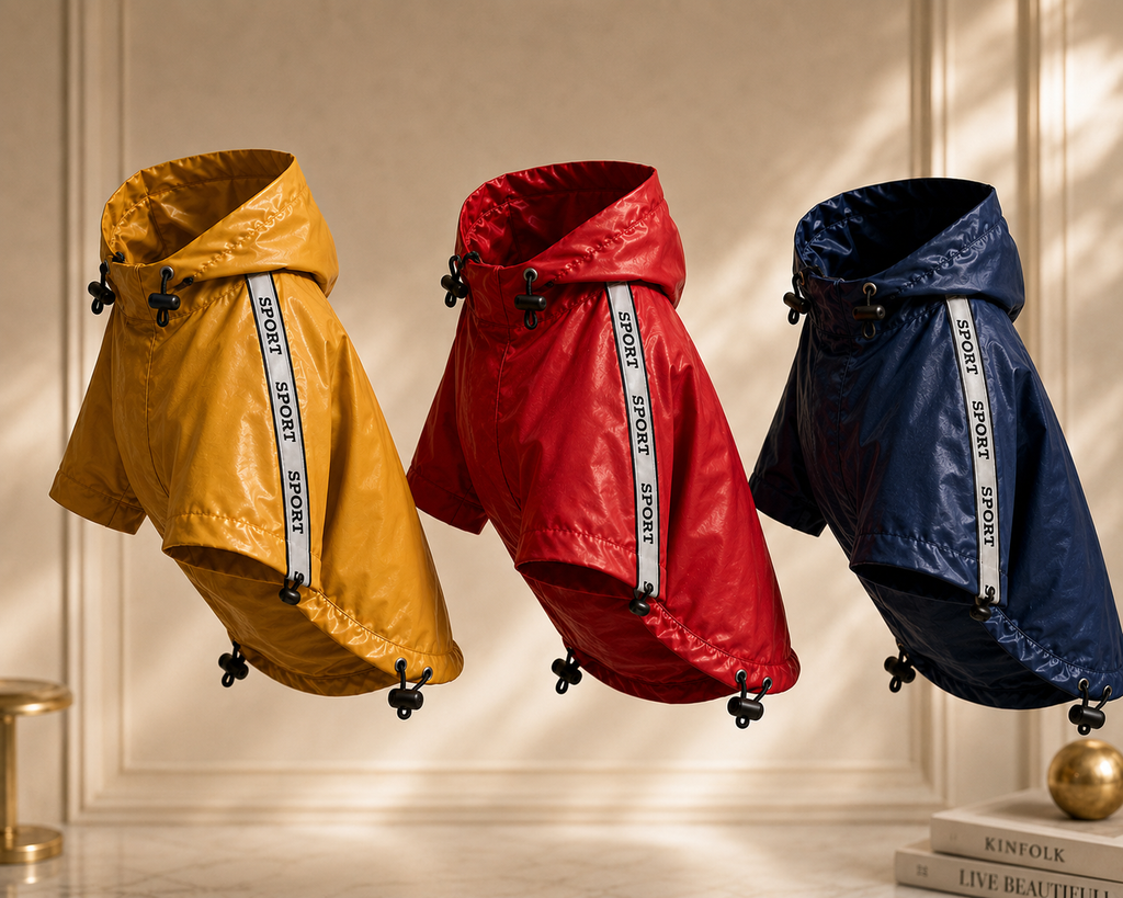 Opulent Sport Anorak - Waterproof Hooded Dog Jacket