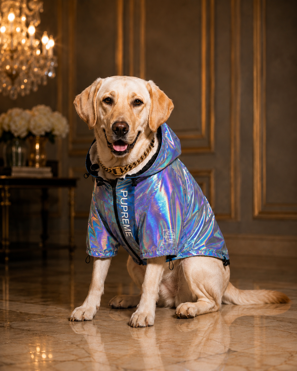 Aurora Reflective Dog Raincoat