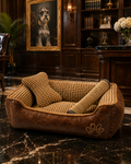 The Reserve Vegan Suede Pet Bed Set